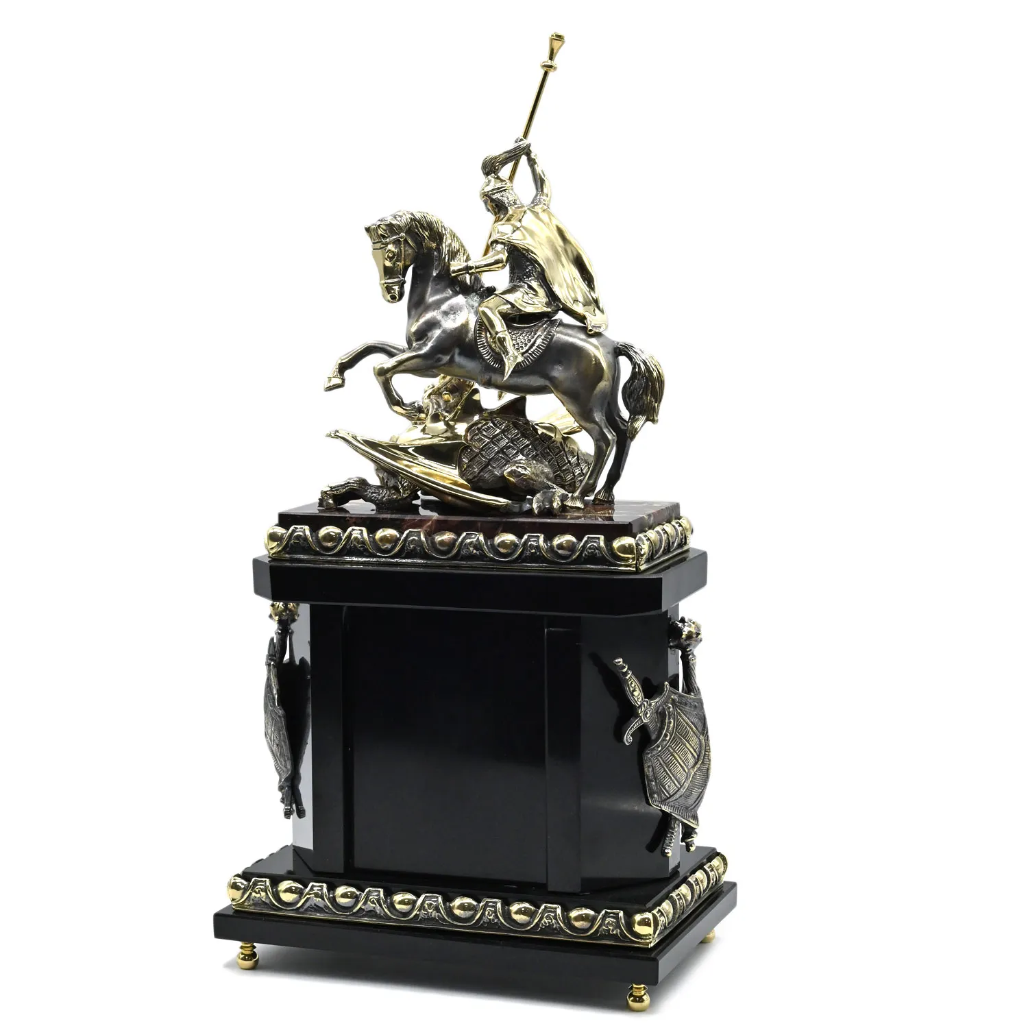 Каминные часы "Георгий Победоносец"